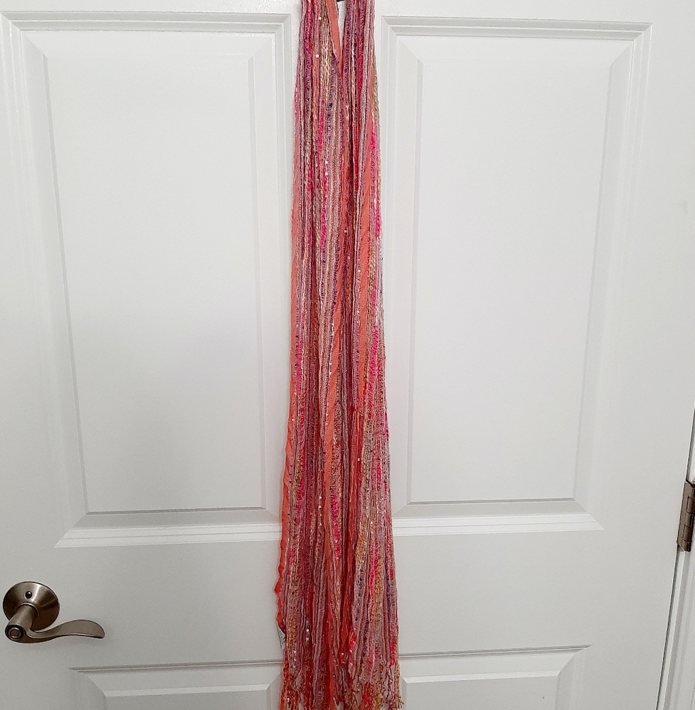 Light pink scarf
